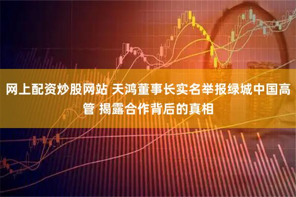 网上配资炒股网站 天鸿董事长实名举报绿城中国高管 揭露合作背后的真相